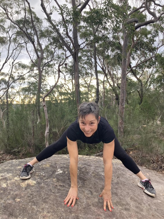 Marie Tree Yoga pose